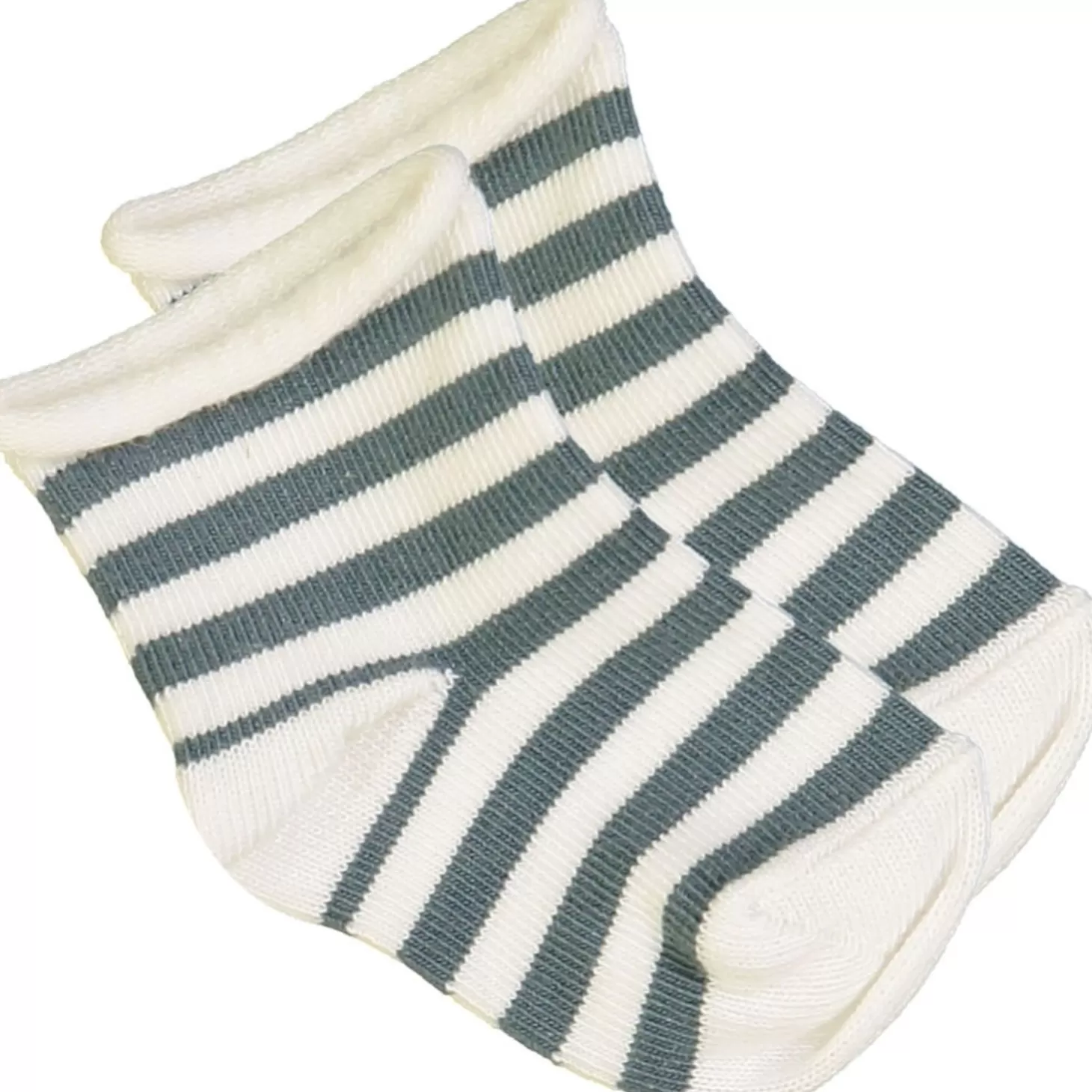 Sokken | LOUIS LOUISE Chaussettes Jackson Coton Raye Khaki Et Noir