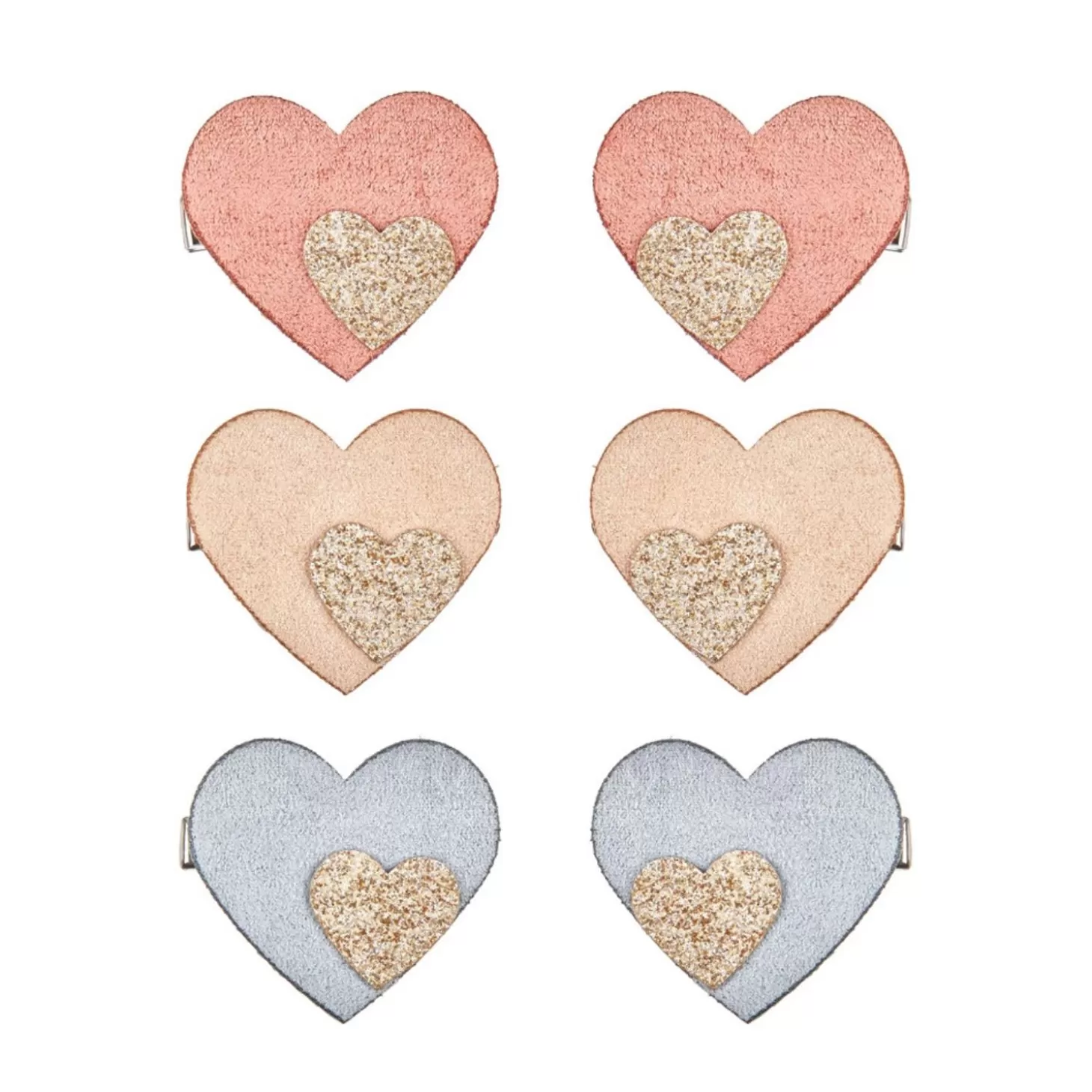 Accessoires | LOUIS LOUISE Hart Glitter Clips - Mimi & Lula