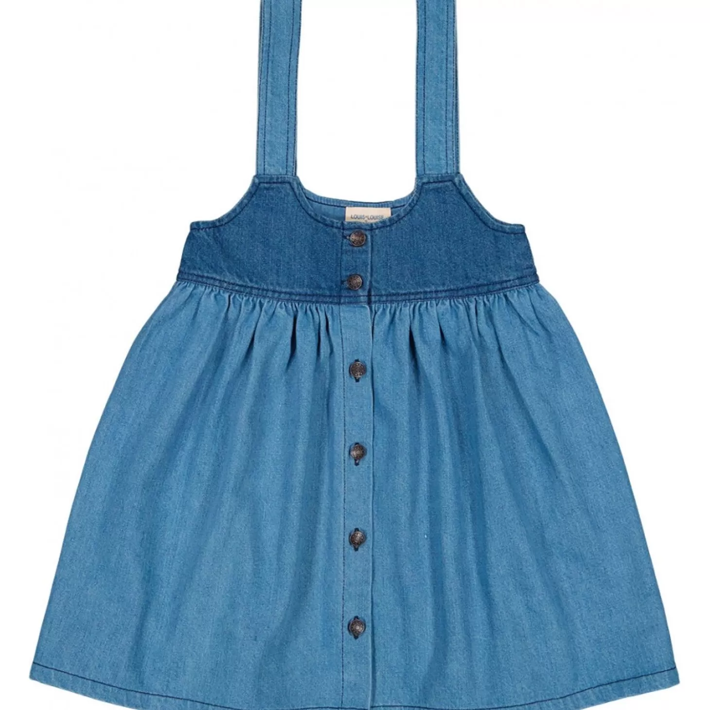 Jurken, Overalls | LOUIS LOUISE Jurk Caramba Denim Patchwork