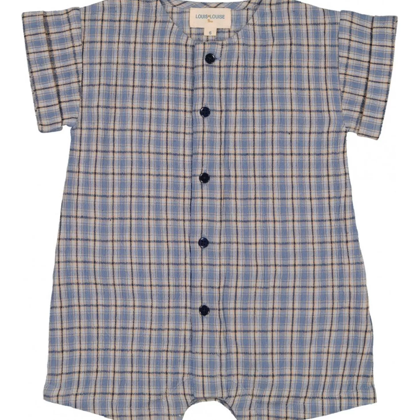 Jurken, Overalls, Pyjama'S | LOUIS LOUISE Overall Hawai Katoenen Crepe Tartan