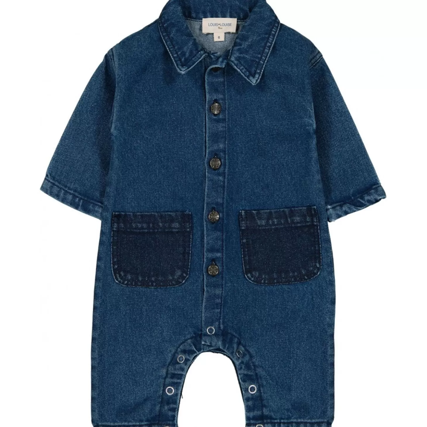 Jurken, Overalls, Pyjama'S | LOUIS LOUISE Overall Van Arbeidersgewassen Denim