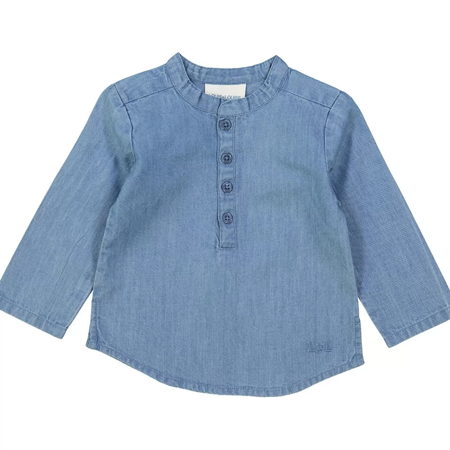 Shirts, Tops Babyjongen | LOUIS LOUISE Overhemd Grand Pere Chambray