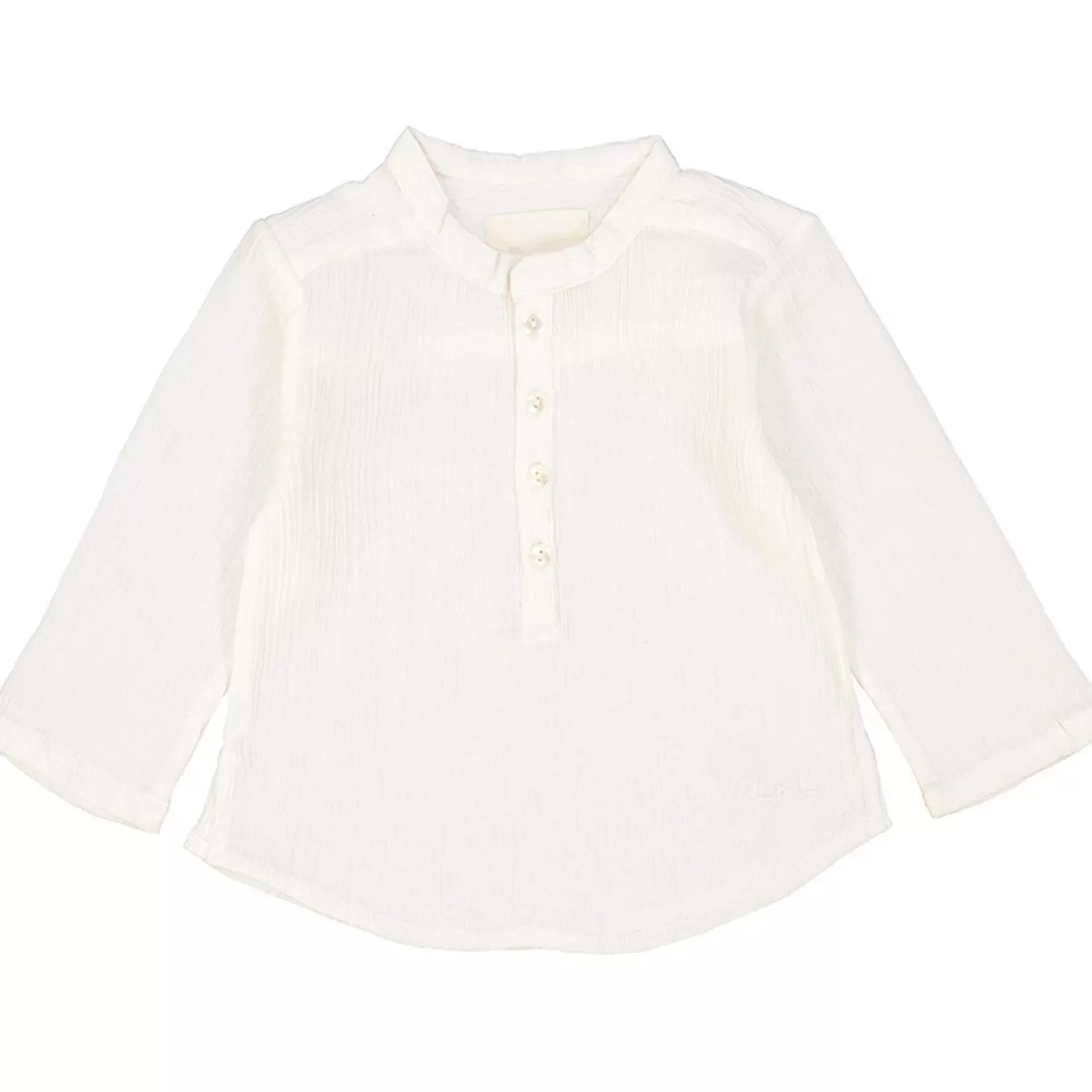 Shirts, Tops Babyjongen | LOUIS LOUISE Overhemd Grand-Pere Katoen Crepe