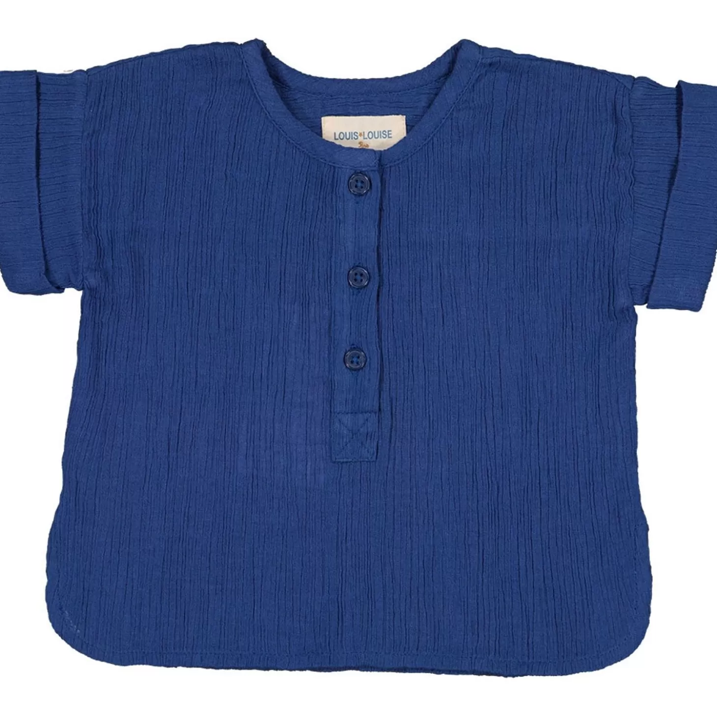 Shirts, Tops Babyjongen | LOUIS LOUISE Overhemd Saul Katoen Crepe