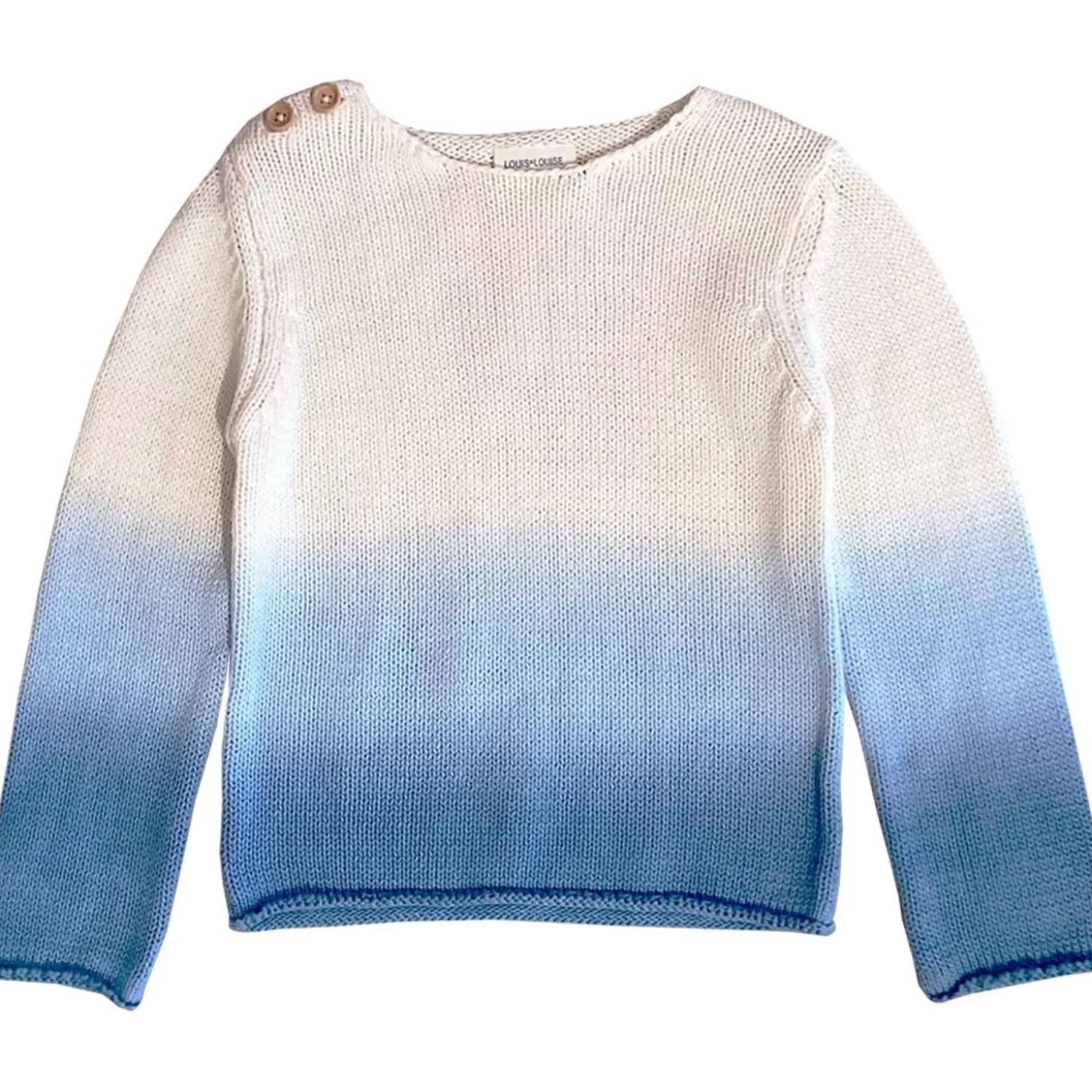 Pulls, Sweats, Vesten | LOUIS LOUISE Pull Bobby Gebreide Katoenen Dip-Dye