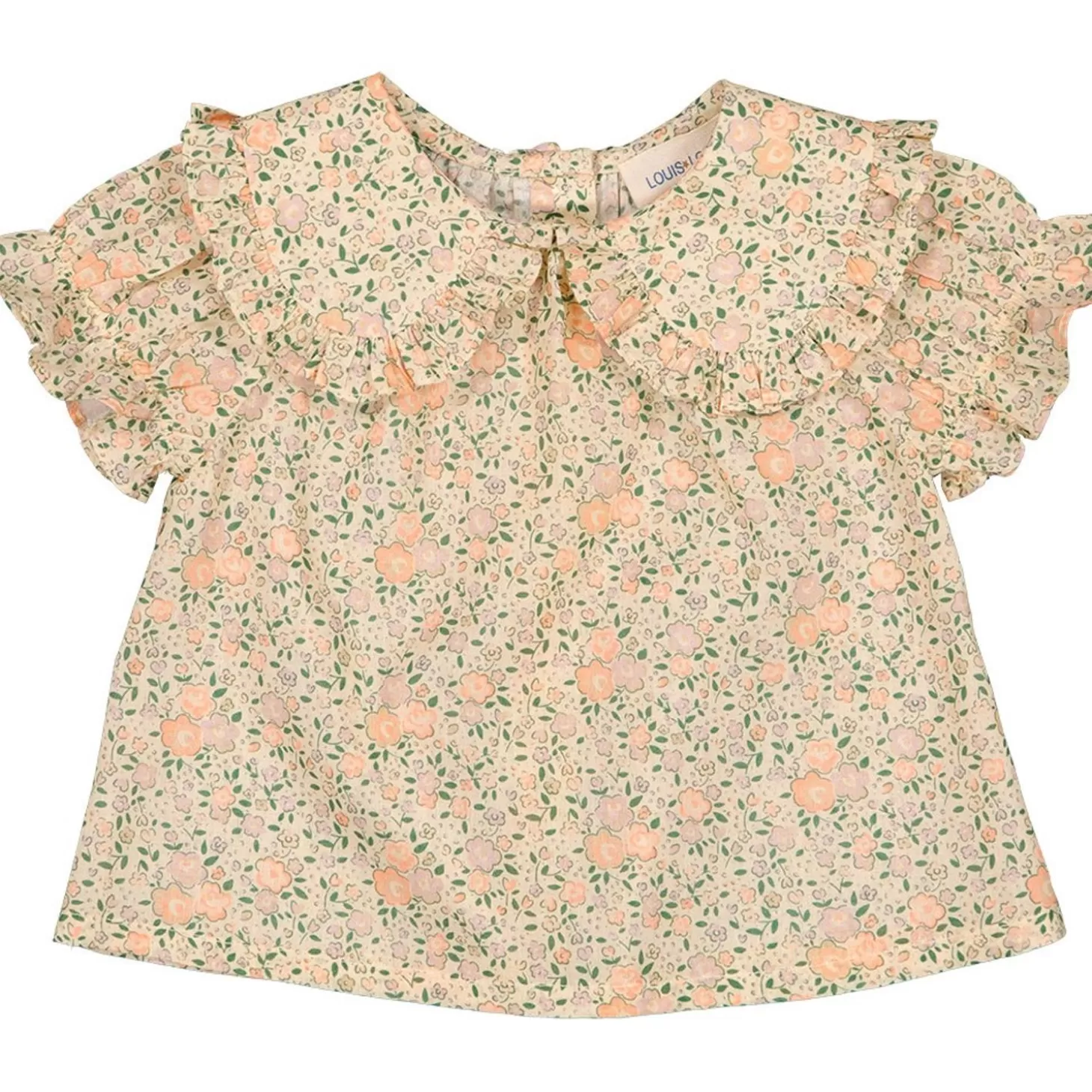 Blouses, Tops Babymeisjes | LOUIS LOUISE Tuniek Indie Katoenen Sluier Romantische Bloem