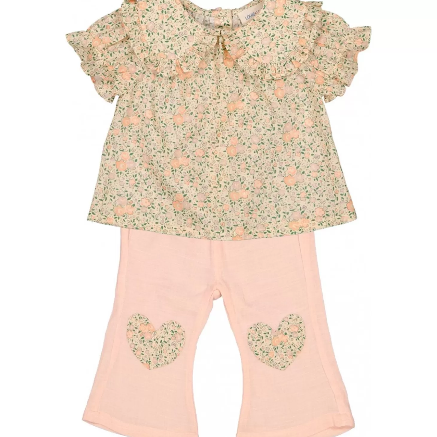 Blouses, Tops Babymeisjes | LOUIS LOUISE Tuniek Indie Katoenen Sluier Romantische Bloem