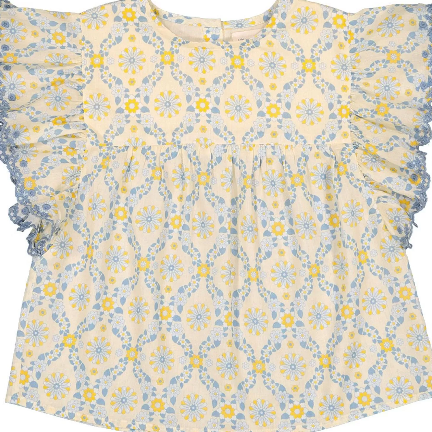 Bloezen, Overhemden, T-Shirts | LOUIS LOUISE Tuniek Jasmijn Katoenen Sluier Hippie Bloem