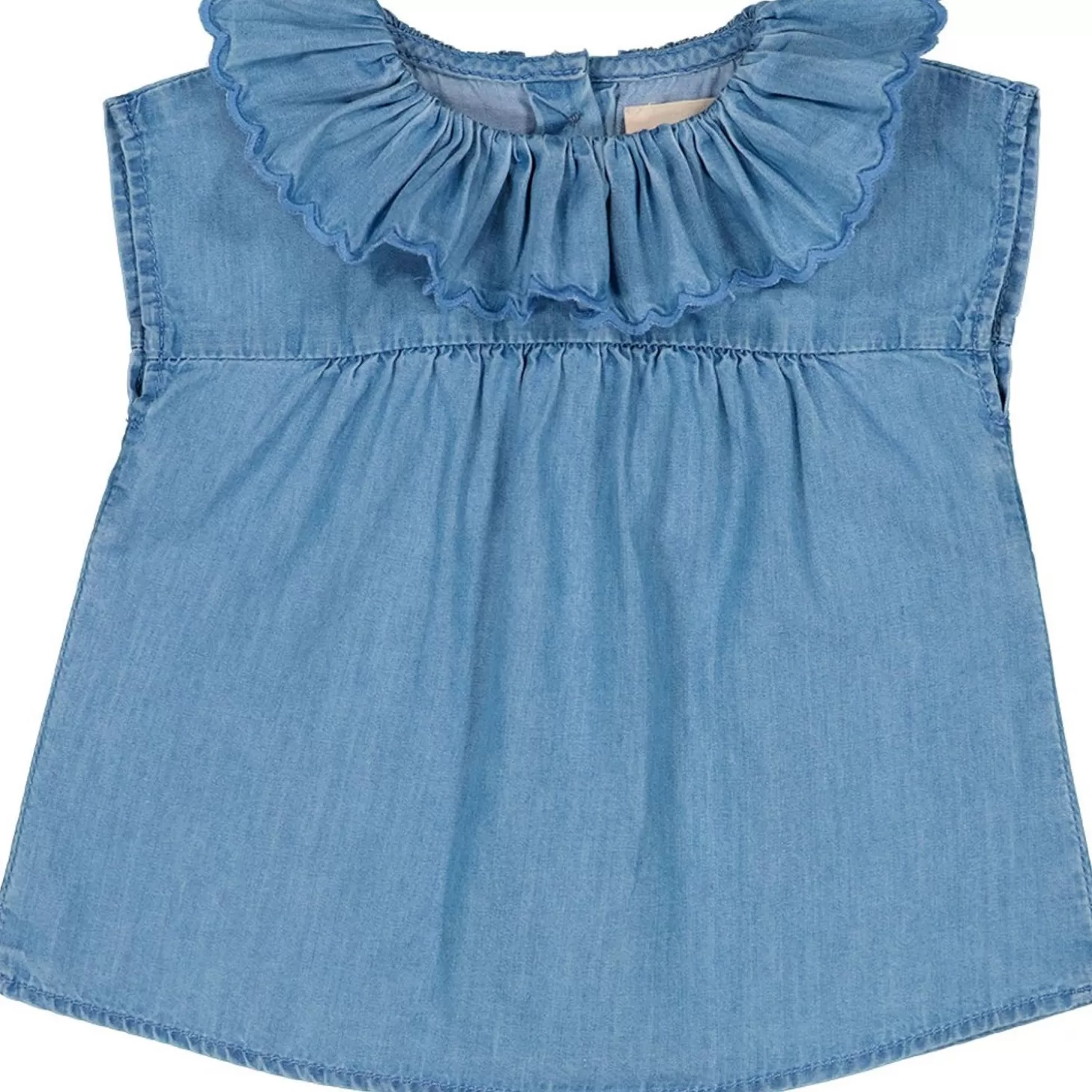 Blouses, Tops Babymeisjes | LOUIS LOUISE Tuniek Pierrette Chambray