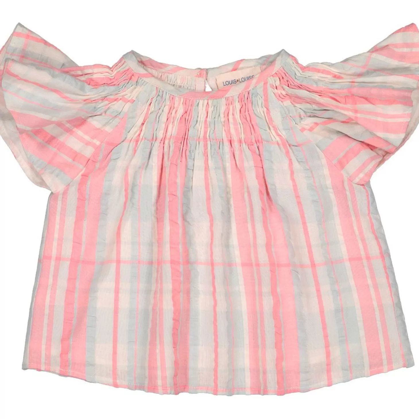 Blouses, Tops Babymeisjes | LOUIS LOUISE Tuniek Soleil Katoen Crepe Madras