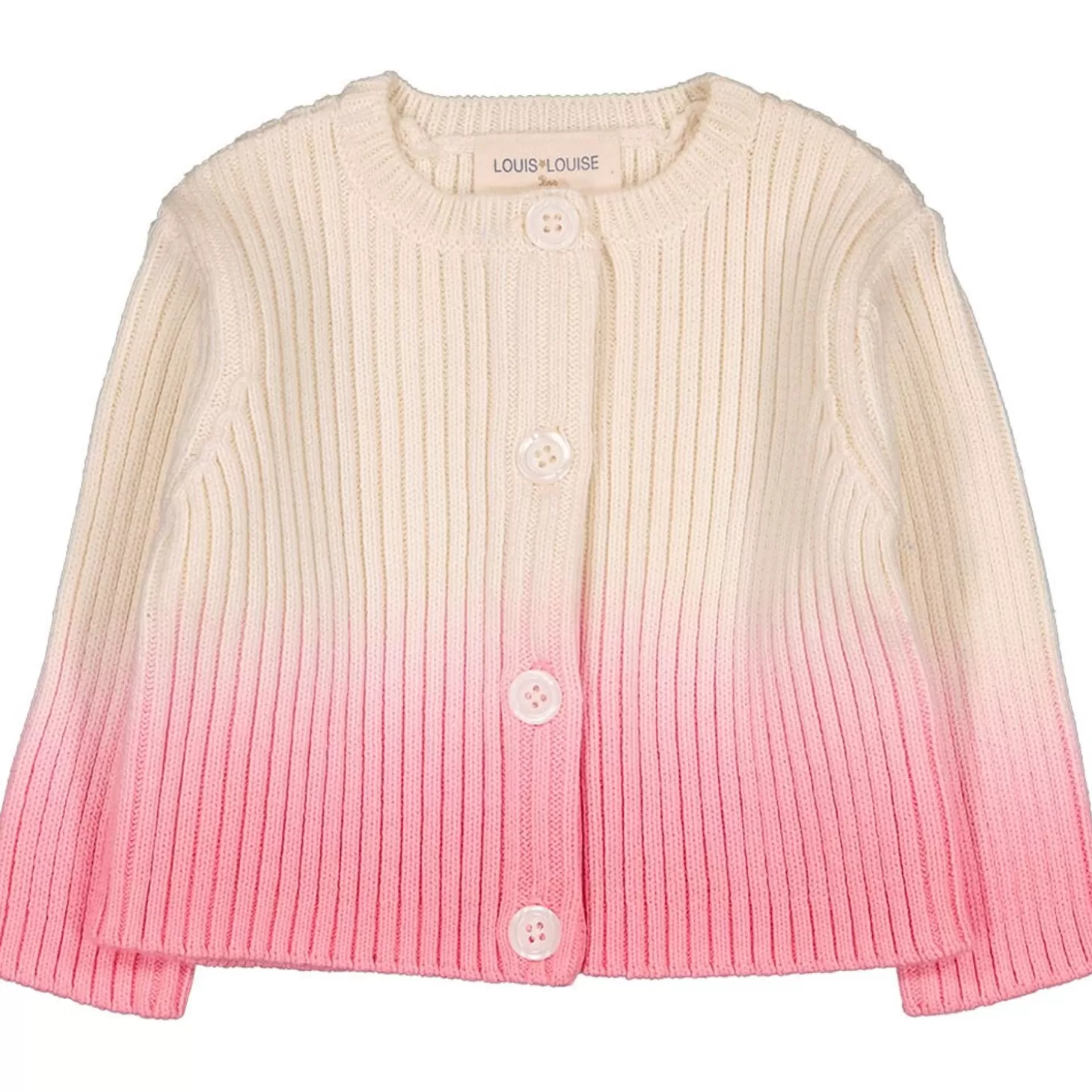 Vesten, Truien, Sweatshirts | LOUIS LOUISE Vest Yona Gebreid Katoen Dip Dye